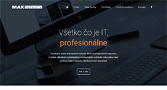 Desktop Screenshot of maxnet.sk