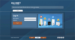 Desktop Screenshot of my.maxnet.iq